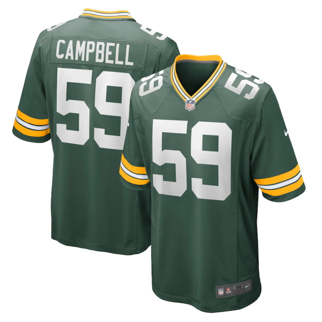 mens nike devondre campbell green green bay packers game jersey